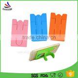 Newly Sticker Silicone Mobile Phone Card Pocket With Stand Holder thumbnail-1