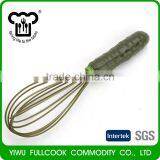 Special Design Cucumber Shape Silicone Wire Whisk Flat Egg Beater thumbnail-1