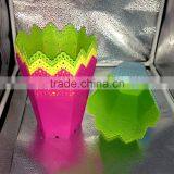 Nice Hexagon Plastic Flower Basket thumbnail-5