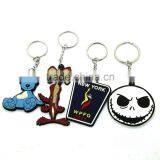 Beautiful New Design Popular Gift 3D Customize Shaped Cute Soft PVC Keychain for VW GTI Golf thumbnail-1