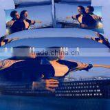 Custom Digital Printed Cheap Bright Bedding Set Duvet Cover