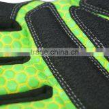 CE EN388 4131 High Visibility Smart Phone Sensitive Gloves Impact Gloves Anti Slip Safety Drilling Shock Absorption Work Gloves thumbnail-4