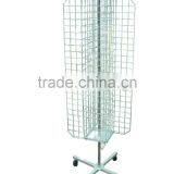 Book Rack Wire Grid Display Stand Magazine Rack thumbnail-6