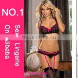 Hot Sale High Quality Pictures of Sexy Garter Belts Lingerie of Women thumbnail-1