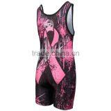 Do Your Own Design Wholesale Cheap Custom Wrestling Singlets thumbnail-2