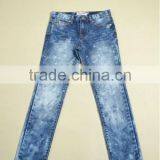 Light Blue Casual Fashionable Jeans for Baby Girls Kids thumbnail-1