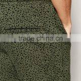 Mens Skinny Fashion Jogger Pants in Leopard Print for Sale thumbnail-4