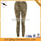 Sexy Fashion Women Tight Pants Elastic Trousers Camo thumbnail-4