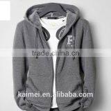 2017 Wholesale Beautiful Design Amazing Quality Eco-friendly Breathable Anti-wrinkle Cute 100%cotton Zipper Hoodie thumbnail-1