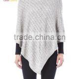 Classic Luxury Poncho Wool Poncho in Cashmere thumbnail-3