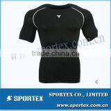 Sports Compression Clothing / Short Sleeve Tight Shirt / Customed Men's Compression Shirt thumbnail-1