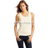 Women Fashion Style Hot Sale Cheap Price Blank Cotton Wholesale Stringer Lady Top thumbnail-6