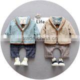 S17673A Baby Boys Boutique Clothing Handsome Long Sleeve Sets thumbnail-1