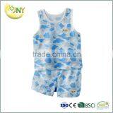 2017Kids Clothes Wholesale Summer Baby Clothing Short Sleeve Baby Boy Romper Set thumbnail-1