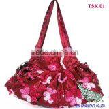 Thai Silk Tote Bag Handbag Shopping Bag TSK 01 thumbnail-1