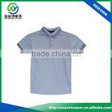 New Design Knit Pattern Collar and Sleeve Polyester Youth golf shirt polo