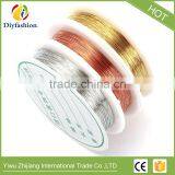 1kg Each Roll Packing Gold Plated Copper Wire Diy Beads Jewelry Making thumbnail-5