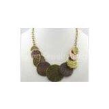 Fashion Big Gold Chain Fashion Mixed Metal Necklace With Special Design thumbnail-1