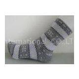 Jacquard Angora Cotton Wool Socks Comfortable / Anti Slip