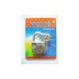 NEW SQUARE IRON PADLOCK WITH BLADE KEY thumbnail-1