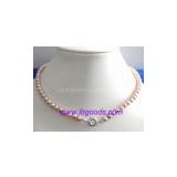 Freshwater Pearl With Silver Clsp Necklace