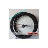 700C Carbon Wheels Clincher 60MM 3K Glossy Mixed Color Spokes
