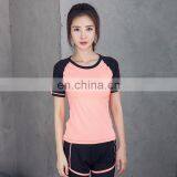 Cheap Price Promotion 90% Polyester 10% Spandex Gym t Shirt Women Wholesale thumbnail-3