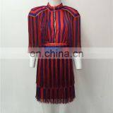 2017 Summer Female Clothing Wholesale Short Sleeve Red Tassels Casual Dresses thumbnail-4
