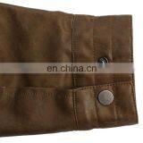 Custom Men High Quality pu Leather Jacket thumbnail-5