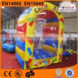 Top quality PVC used inflatable cash cube for sale