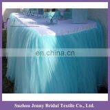 TC091-6 Tutu Table Skirt Table Skirting Designs for Wedding Tulle Table Skirt thumbnail-3