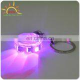 New Custom Logo Safety Reflective Plastic Led 3d Keychain,Flashing Led Keychain,Reflector Keychain