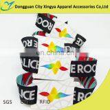Factory Direct Customized Cheap Rfid Festival Fabric Woven Wristband thumbnail-1
