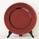 Plastic Charger Plate,christmas Decoration Plate Charger Plate Made in China YF-60057 thumbnail-2