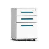 Under Desk Mobile Pedestal Cabinet Steel Storage Filing Cabinet thumbnail-4