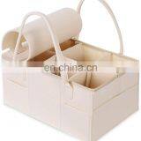 Factory Direct Sale Handmade Felt Diaper Caddy Bag for Travel thumbnail-3