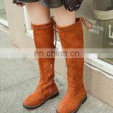 Kids Knee Length Martub Boots Children Glossy Pu Leather Shoes Flat Girls Kids Long Martin Boots For Fall Winter thumbnail-2