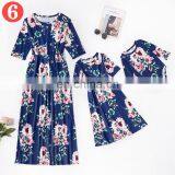 2020 Summer Patchwork Family Matching Outfits Clothes Mother Daughter Dresses Summer Toddler Newborn Baby Girls Boys Clothes thumbnail-7