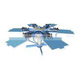 Factory Direct 6 Color T-shirt Screen Printing Machine Clothing Printing Machine Multi-color Cloth Silk Screen Printing Manual thumbnail-1