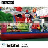 Kids Outdoor Playing Inflatable Bouncy Bouncers Castle Slide Playground thumbnail-3