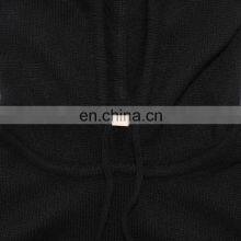 Cashmere Wool Mens Knit Hooded Pullover Sweater thumbnail-4