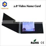hot selling 2.8" inch video name card