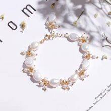 The Baroque Abnormity Freshwater Pearl Bracelet thumbnail-4