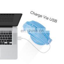 Amazon Hot Selling Battery Operated Clip Portable Rechargeable Desk Usb Mini Fan thumbnail-5