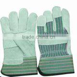 Cutting Resistant Safety Leather Working Gloves With Patch Palm thumbnail-1