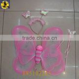 Wholesale Double Layer Kids Fairy Butterfly Wings Set