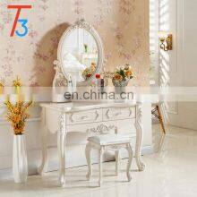 Bedroom Wood Furniture Vanity Dressing Table White Makeup Tocador Dresser With Mirror