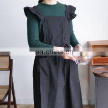 New 2022 Turkey Wholesale Customized Cotton Cheap Kitchen Long Wholesale Designer Pink Aprons