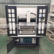 2019 Hot Sale Heavy Type Metal Milling Machine 6060 Cnc Mould Router in Enclosure thumbnail-3