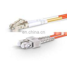 LC UPC to SC UPC Duplex 2.0mm PVC (OFNR) OM2 Multimode Fiber Optic Patch Cable thumbnail-4